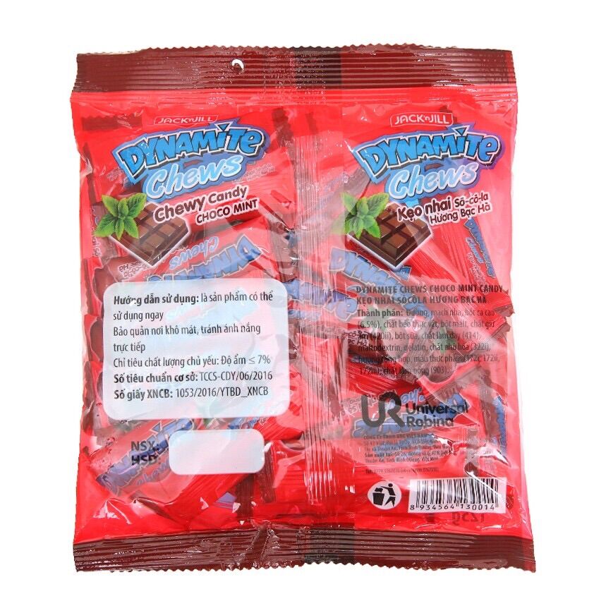 Kẹo Nhai Socola Dynamite choco gói 125g - 30014