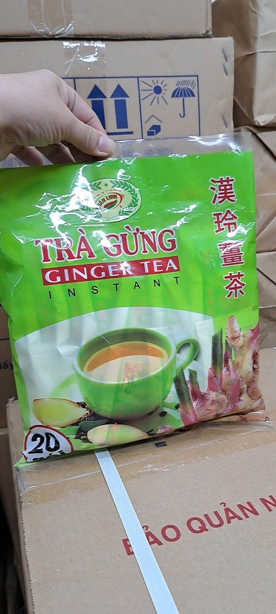 Trà Gừng HÁN LINH 20 gói x 20g