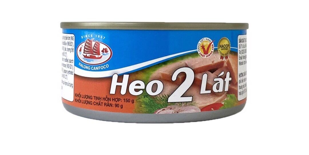 Heo 2 lát 150g - đồ hộp hạ long