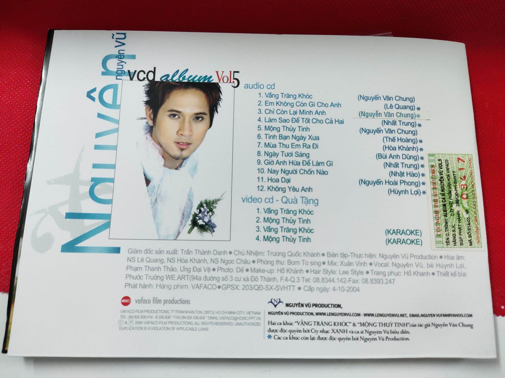 CD Nguyên Vũ vol.5 - Vầng trăng khóc