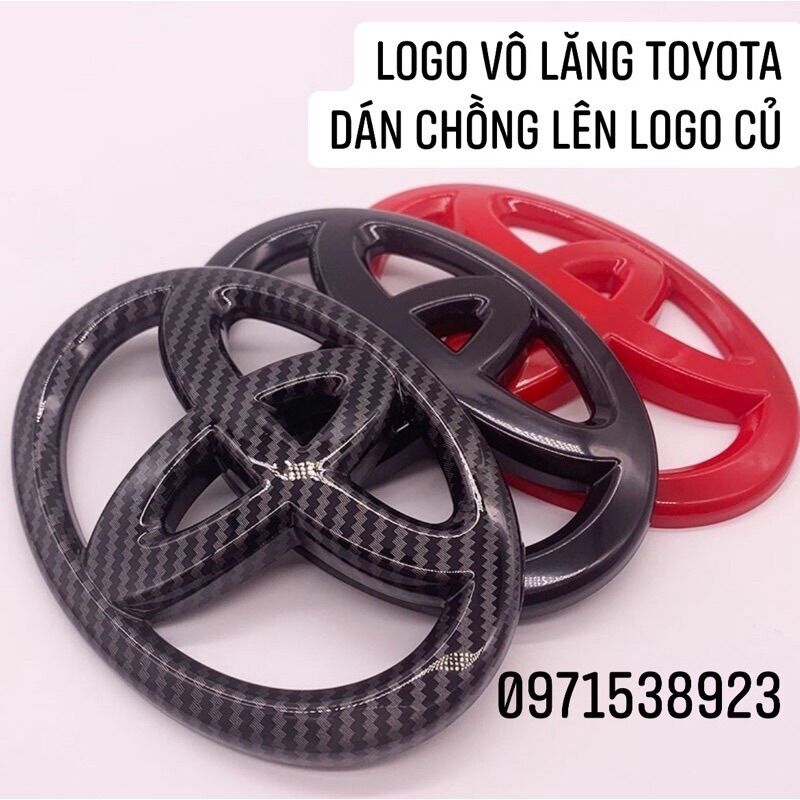 LOGO VÔ LĂNG TOYOTA NHIỀU MÀU SẮC