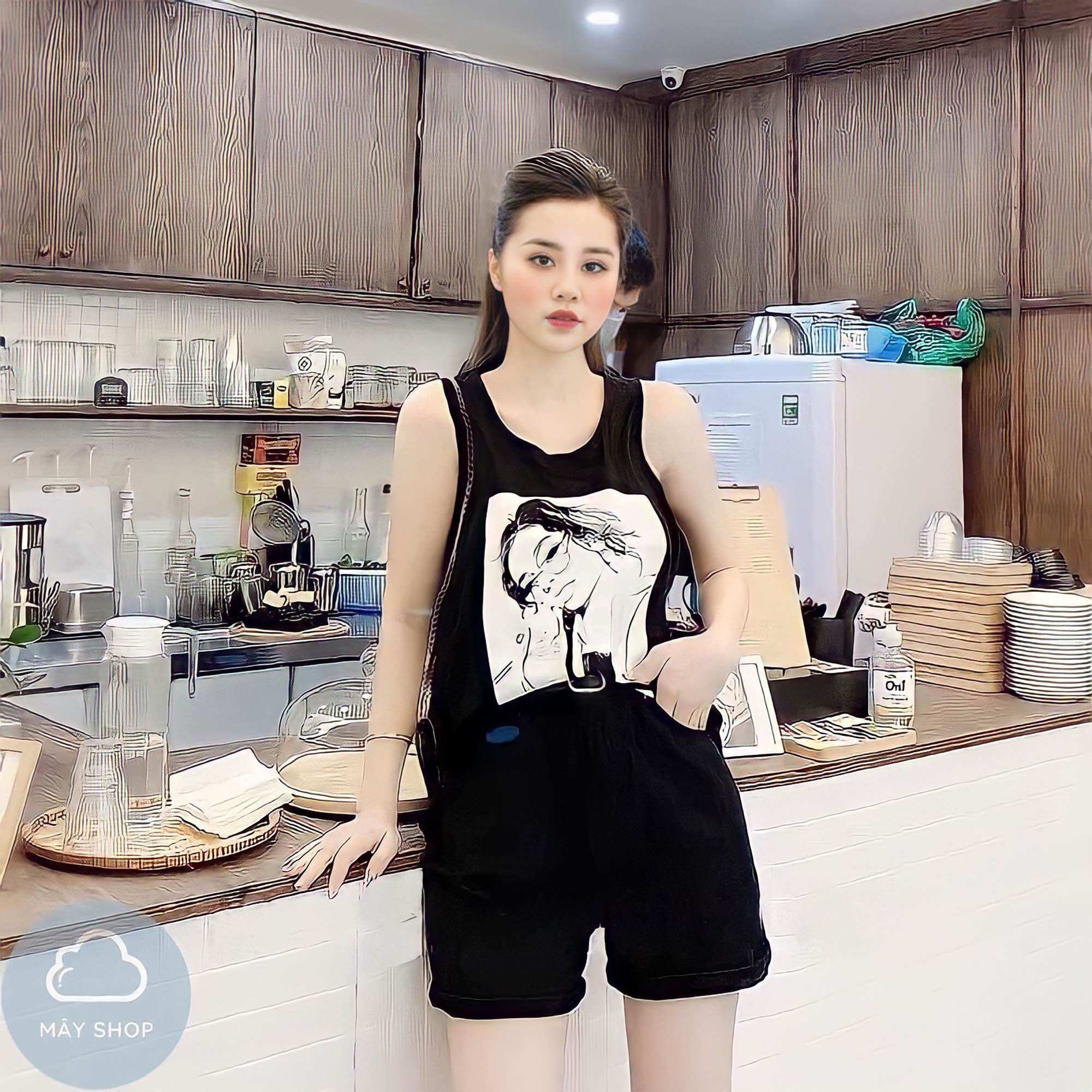 ÁO THUN GIẤY BA LỖ CÔ GÁI