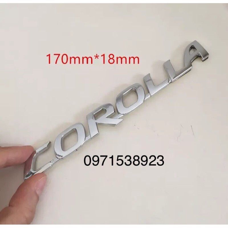 logo chữ VIOS CAMRY YARIS COROLLA HILUX