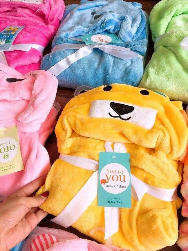 Ủ thú lông tuyết siêu mềm mịn cho bé