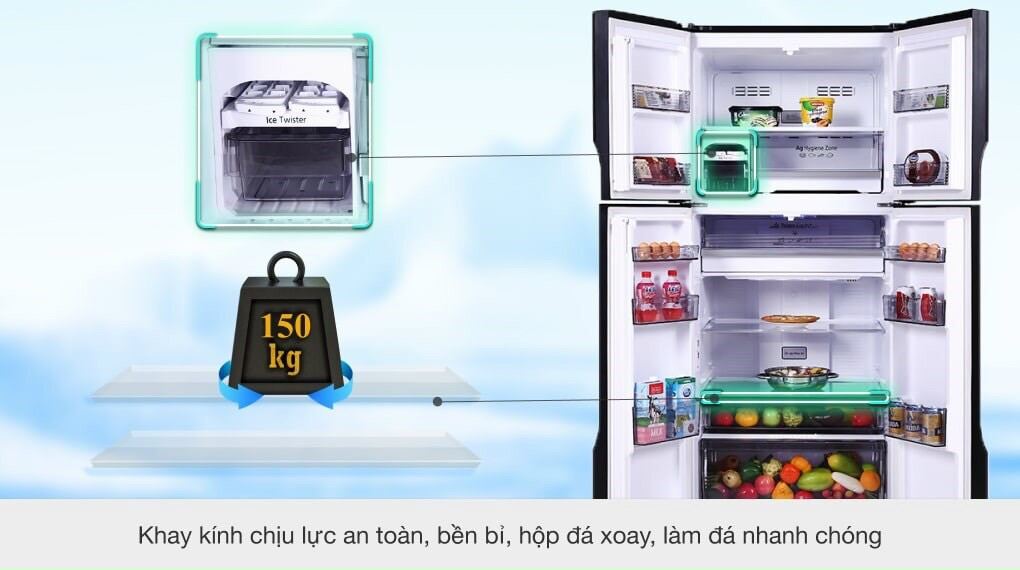 Tủ lạnh Panasonic inverter 550 lít NR-DZ601VGKV.MODEL2021( Hàng mẫu NEW