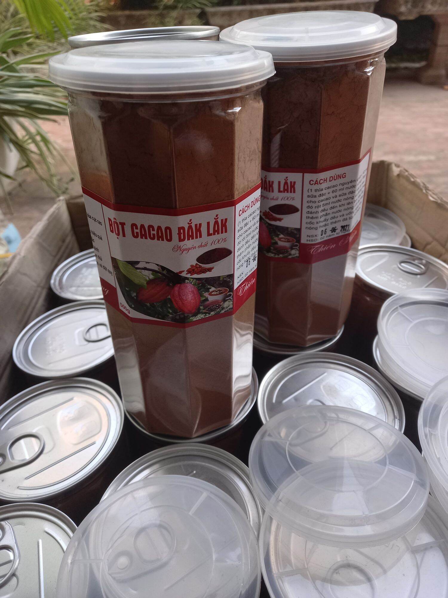 Bột cacao đắklăk 100% nguyên chất . giá : 75k/0,5 kg