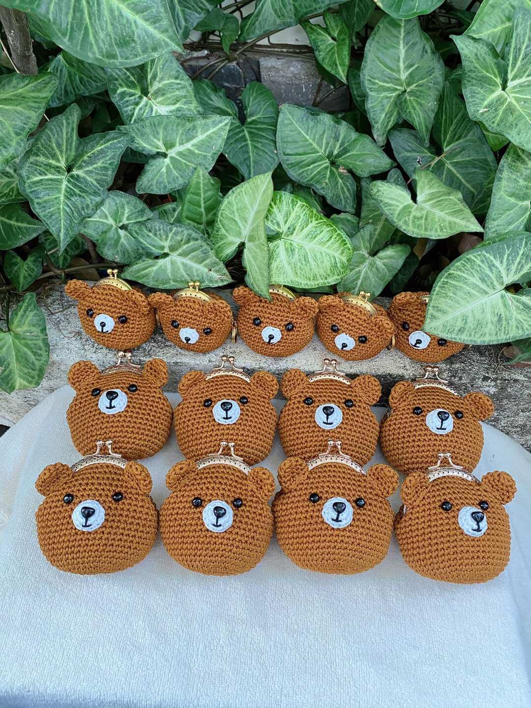 Túi đựng tỏi có khoá hình gấu