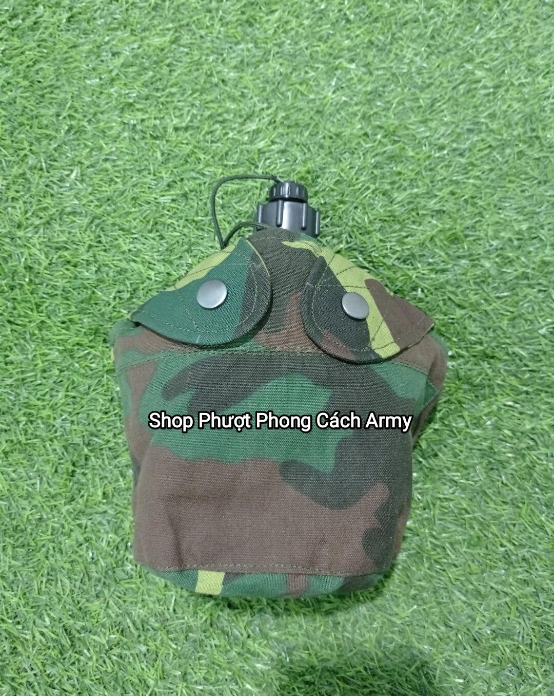 Bi đông (bình tông) nhựa đựng nước có ca nhôm