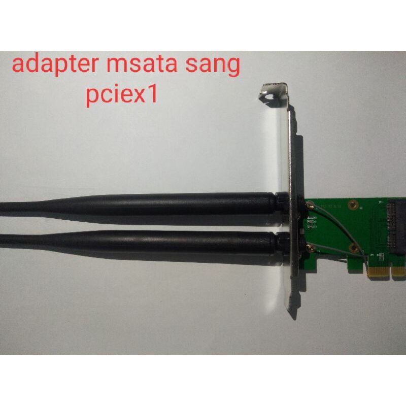 Adapter card wifi msata sang pcie x1 pc2ndhcm