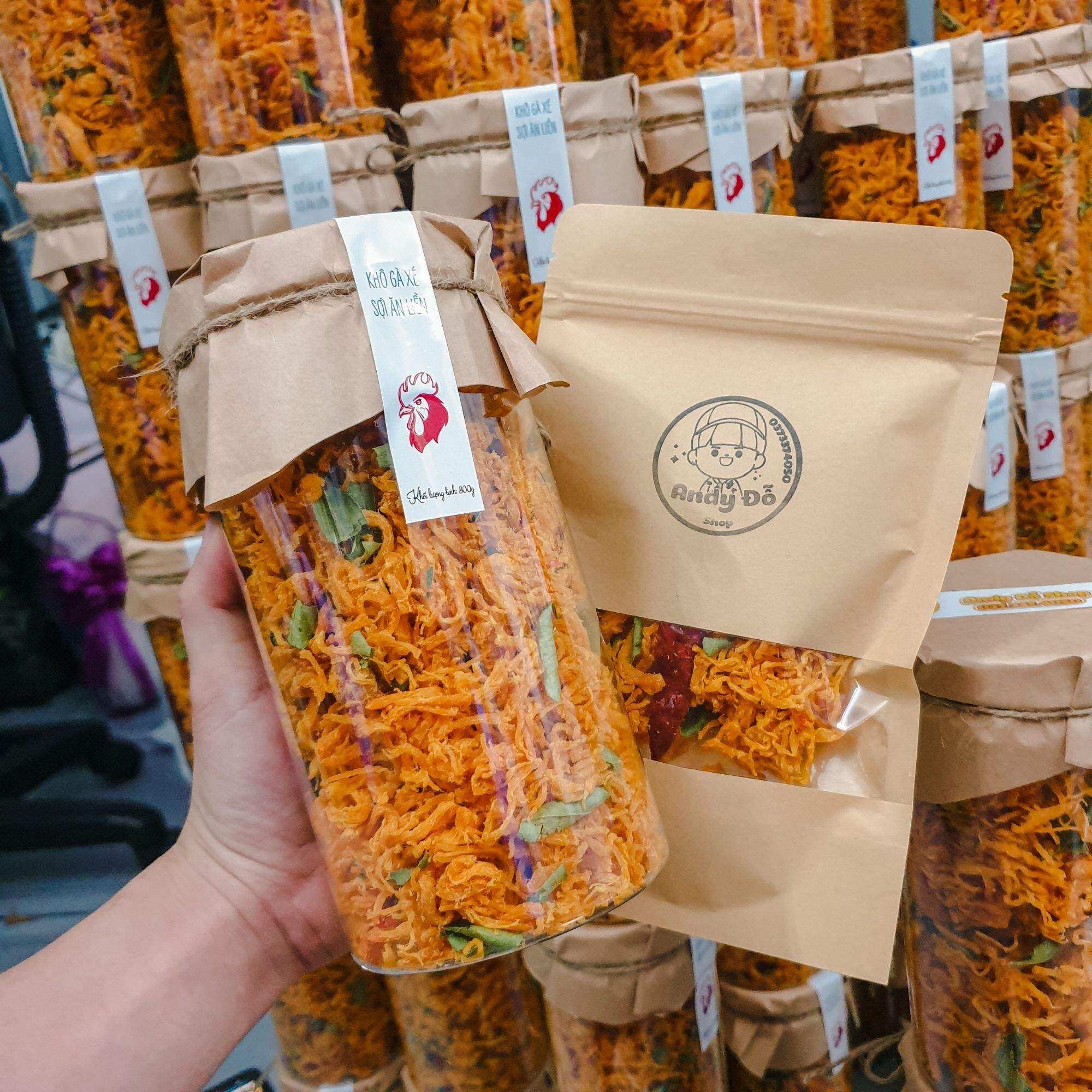 Khô Gà Lá Chanh Xé Cay Hủ 300gr