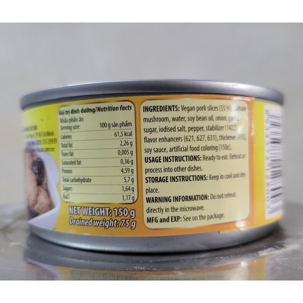 Canned Meat - Vissan Vegetarian Foods of All Kinds 150Gr - 28003