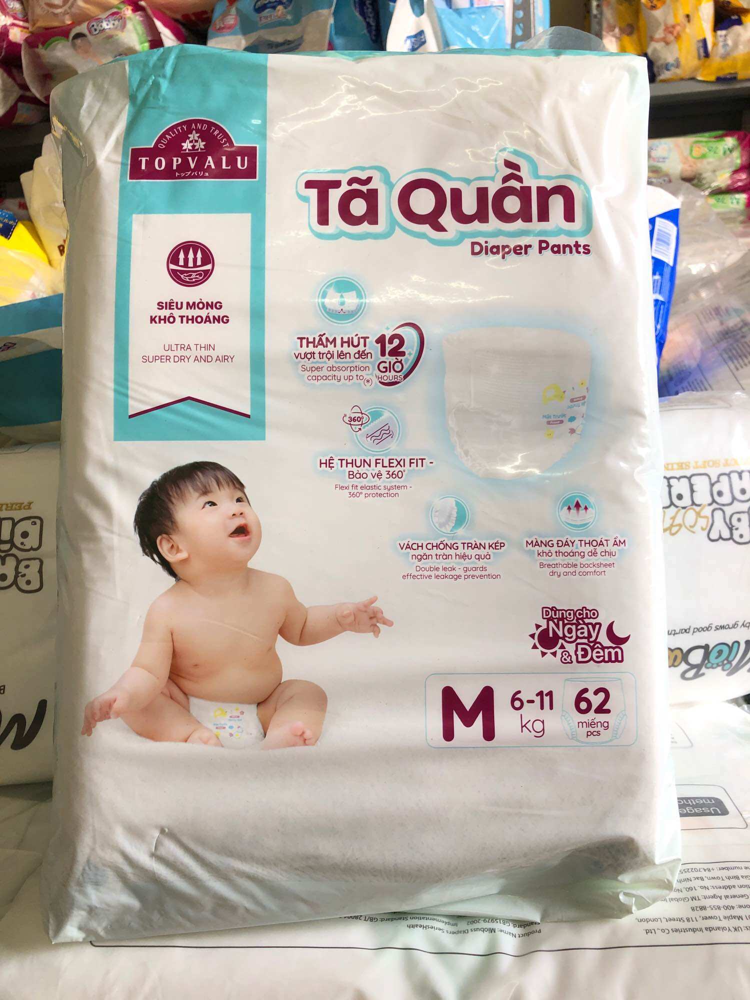 Tã quần topvalu size m62