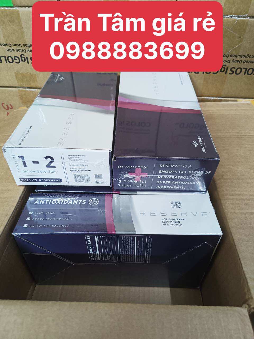 Tế bào gốc trái cây reserve jeunesse trẻ hóa tế bào máu