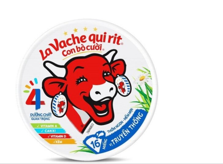 ( DATE LUÔN MỚI, MẪU MỚI HSD THÁNG 7/2022) Phô Mai Con Bò Cười vị Truyền thống 16 miếng x 224g