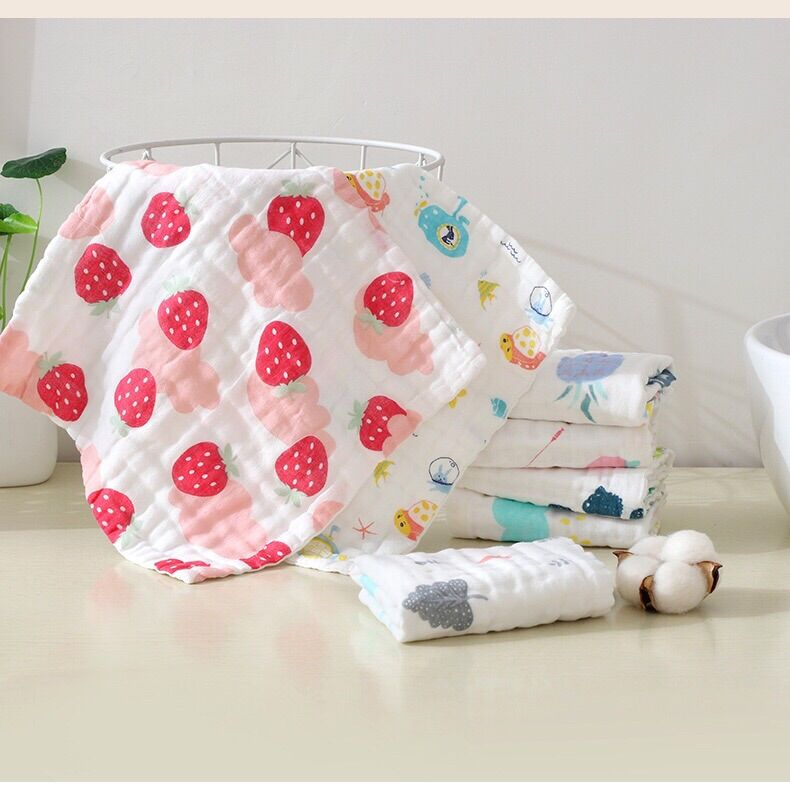 Khăn xô sợi tre 6 lớp siêu thấm siêu mềm cho bé