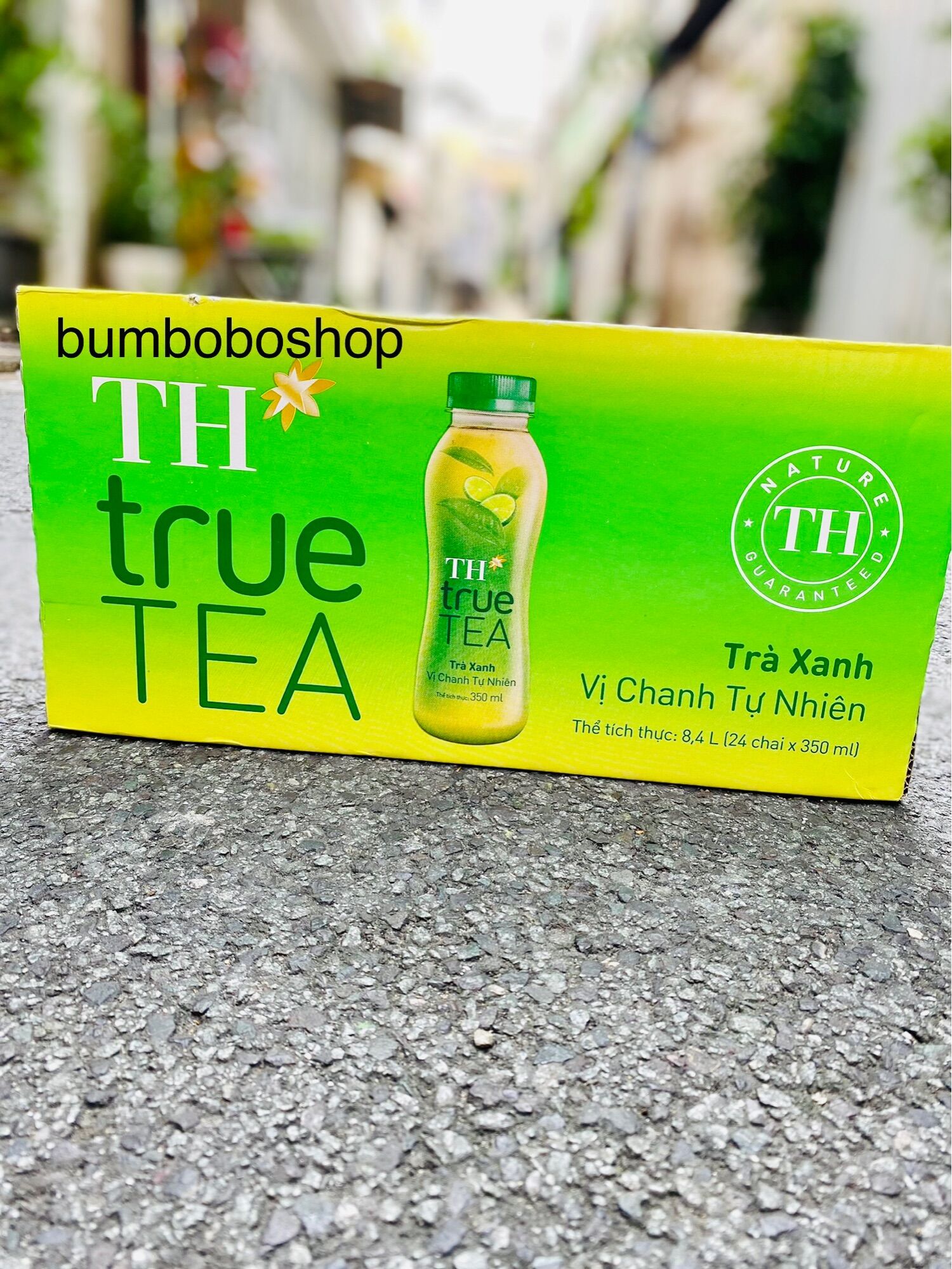 thùng 24 chai TH TRUE TEA vị trà xanh/ô long