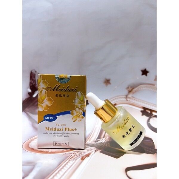 Serum meiduzi plus+ 20ml mẫu mới - dưỡng da căng bóng - trắng hồng tự nhiên