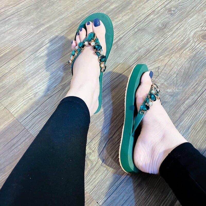 [HCM]dép kẹp xỏ ngón nữ  đá cao cấp  mẫu mới