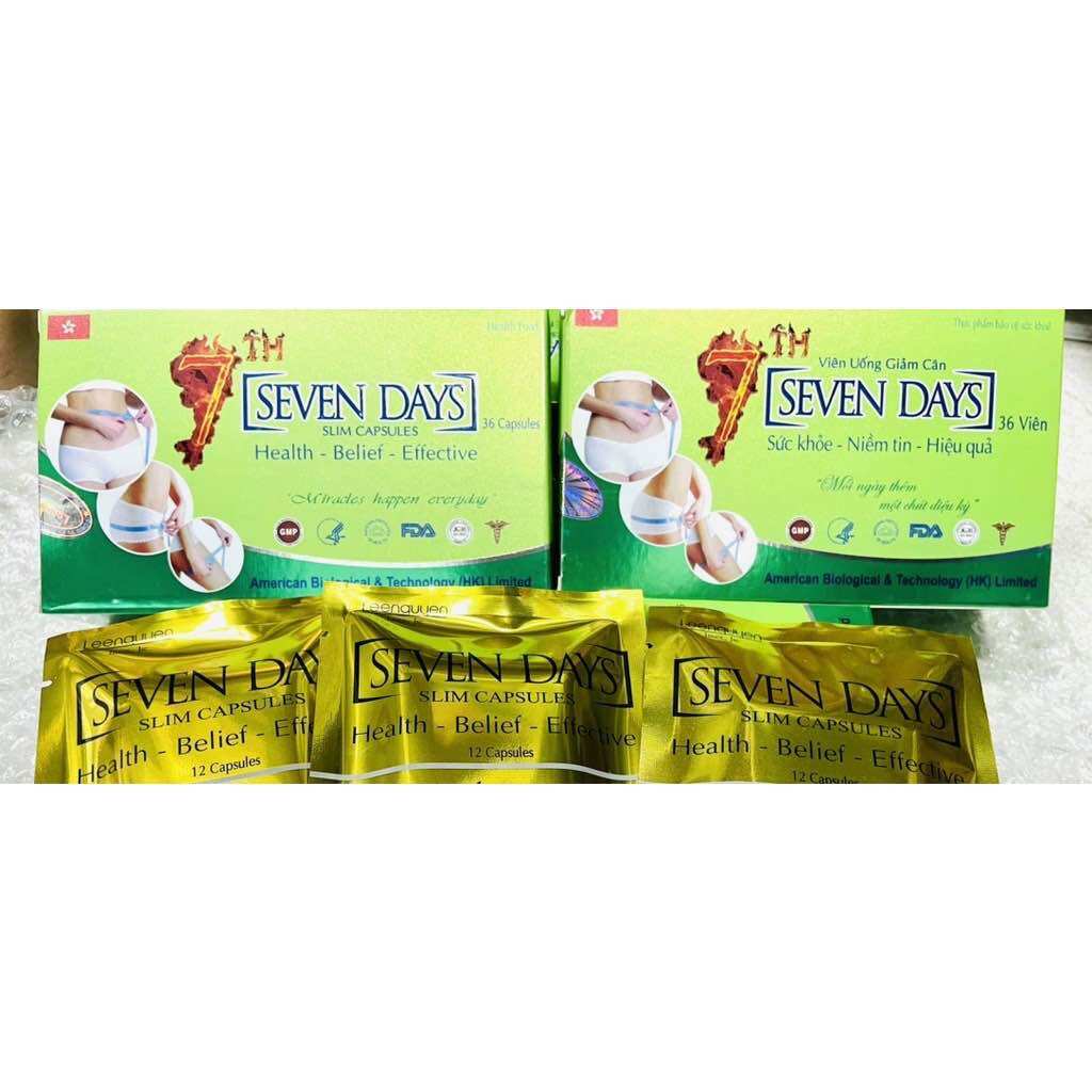 [CAM KẾT HÀNG CHÍNH HÃNG ] VIÊN UỐNG GIẢM CÂN SEVEN DAY THẢO DƯỢC 🌿