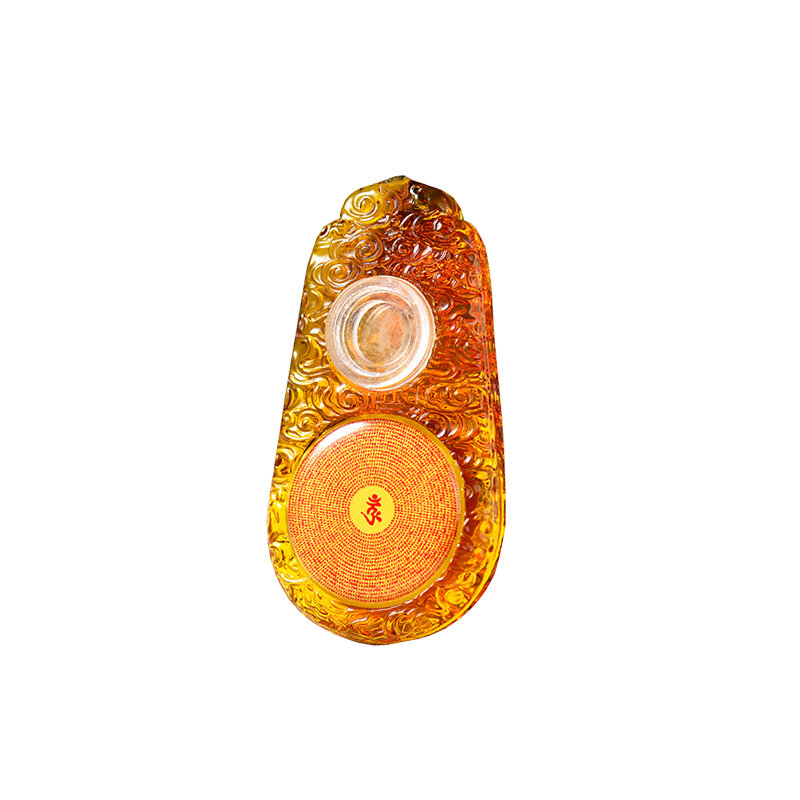 Consecrated Glaze Surangama Mantra Pendant Pendants Binding Scriptures and Scriptures Peace and Fortune Lucky Charm