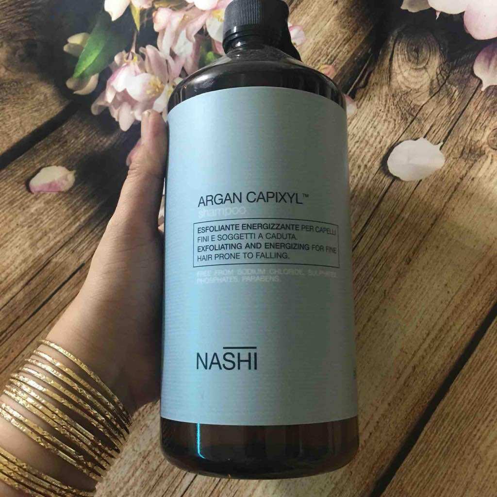 Cặp gội xả chống rụng và kích thích mọc tóc Nashi Argan Capixyl 1000mlx2