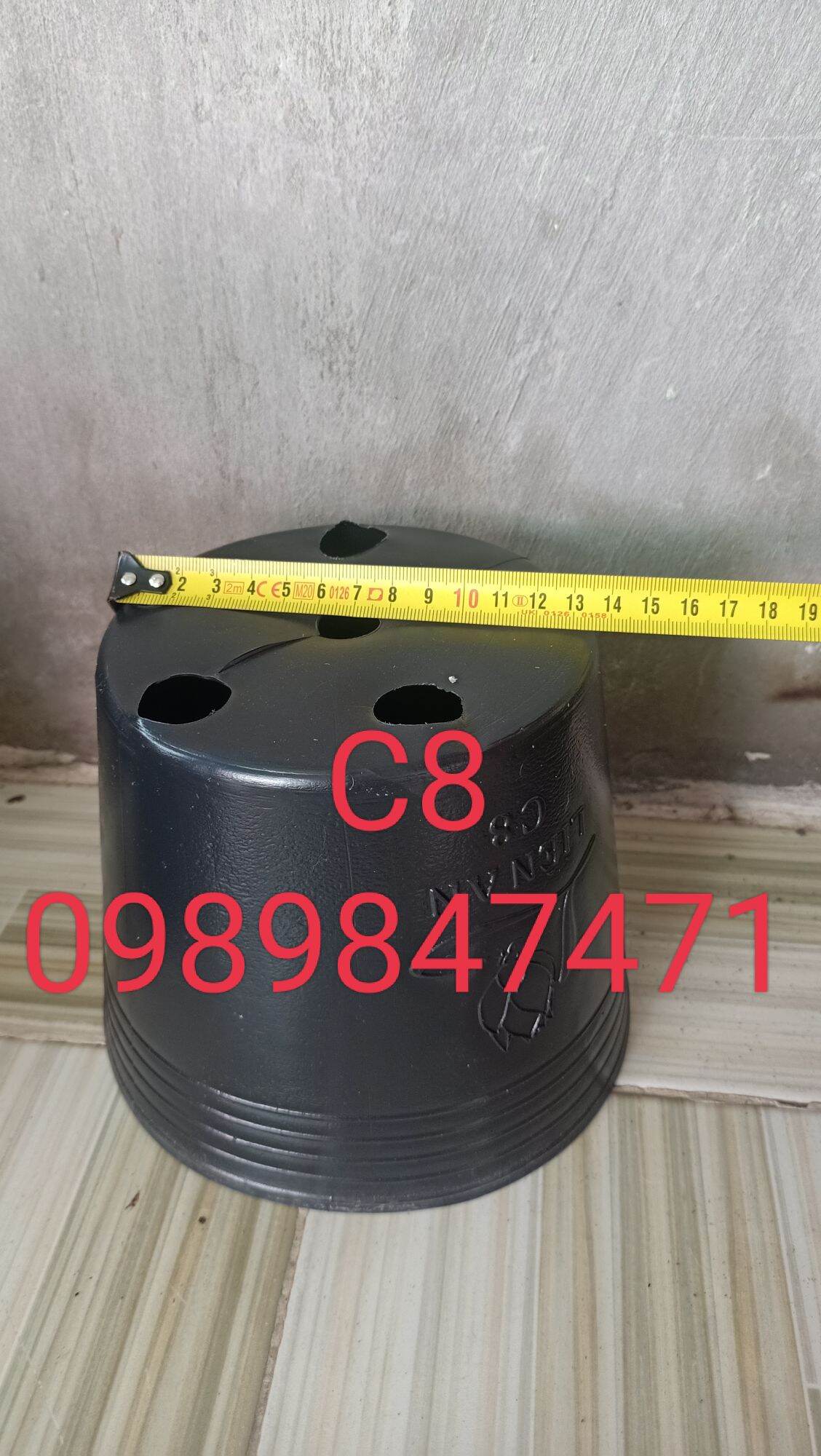 Chậu nhựa chất lượng C8 combo 10 cái
