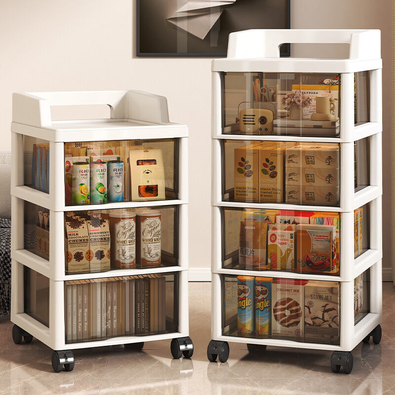 Multilayer Plastic Drawer-type Movable Storage Unit Giá  730,000 Đồng*Miễn phí vận chuyển