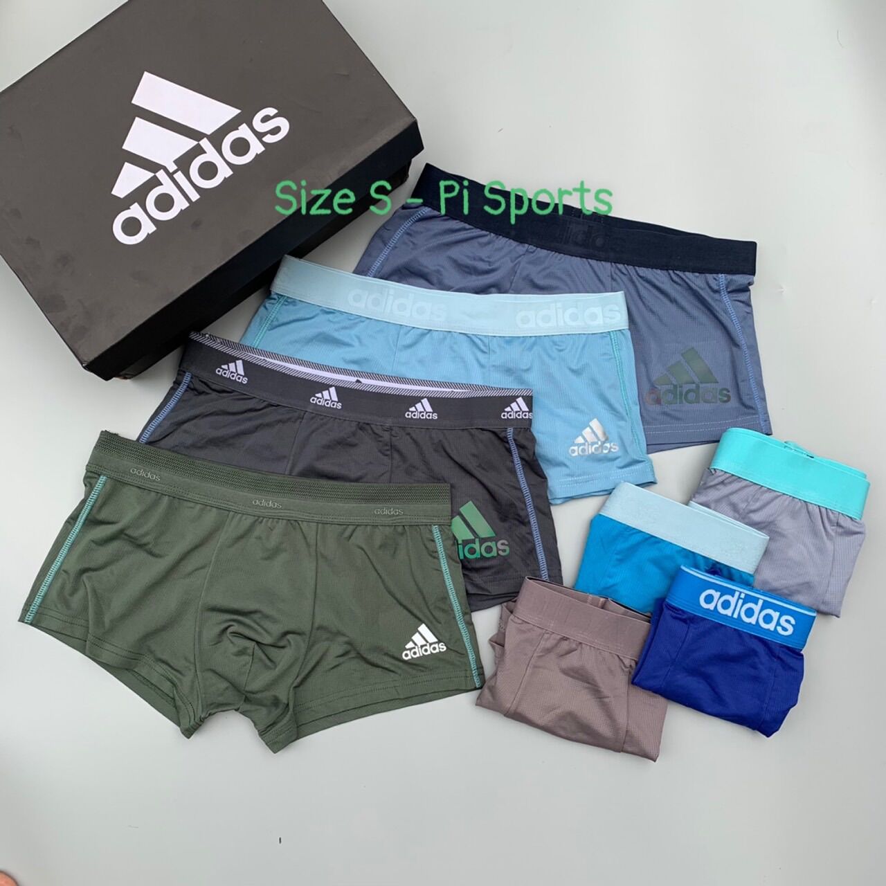 Quần sịp đùi boxer adidas vnxk xuất dư hàn - size 45-90kg