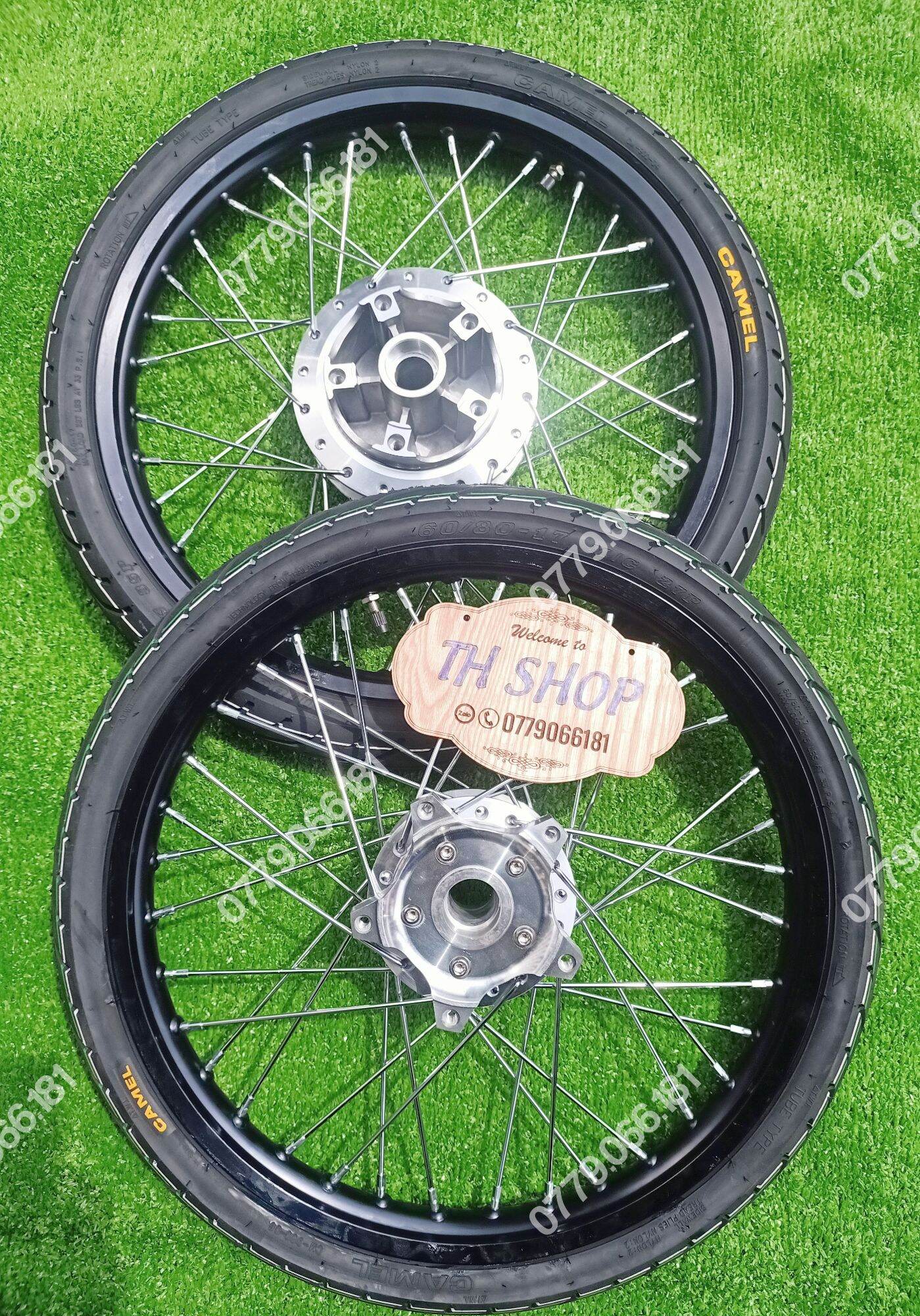 BÁNH CĂM EXCITER 150 (Ex135) (EX155) NIỀNG NHÔM BANZAI DALE SOLUTE VỎ RUỘT  CAMEL THÁI GẮN VỪA NHƯ ZIN KHÔNG CHẾ ĐÃ RÚT CĂM.VÔ VỎ RUỘT SẴN Y HÌNH