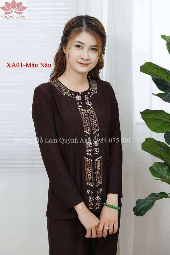 Đồ Lam Đi Chùa - Mẫu Thun lắc khóa