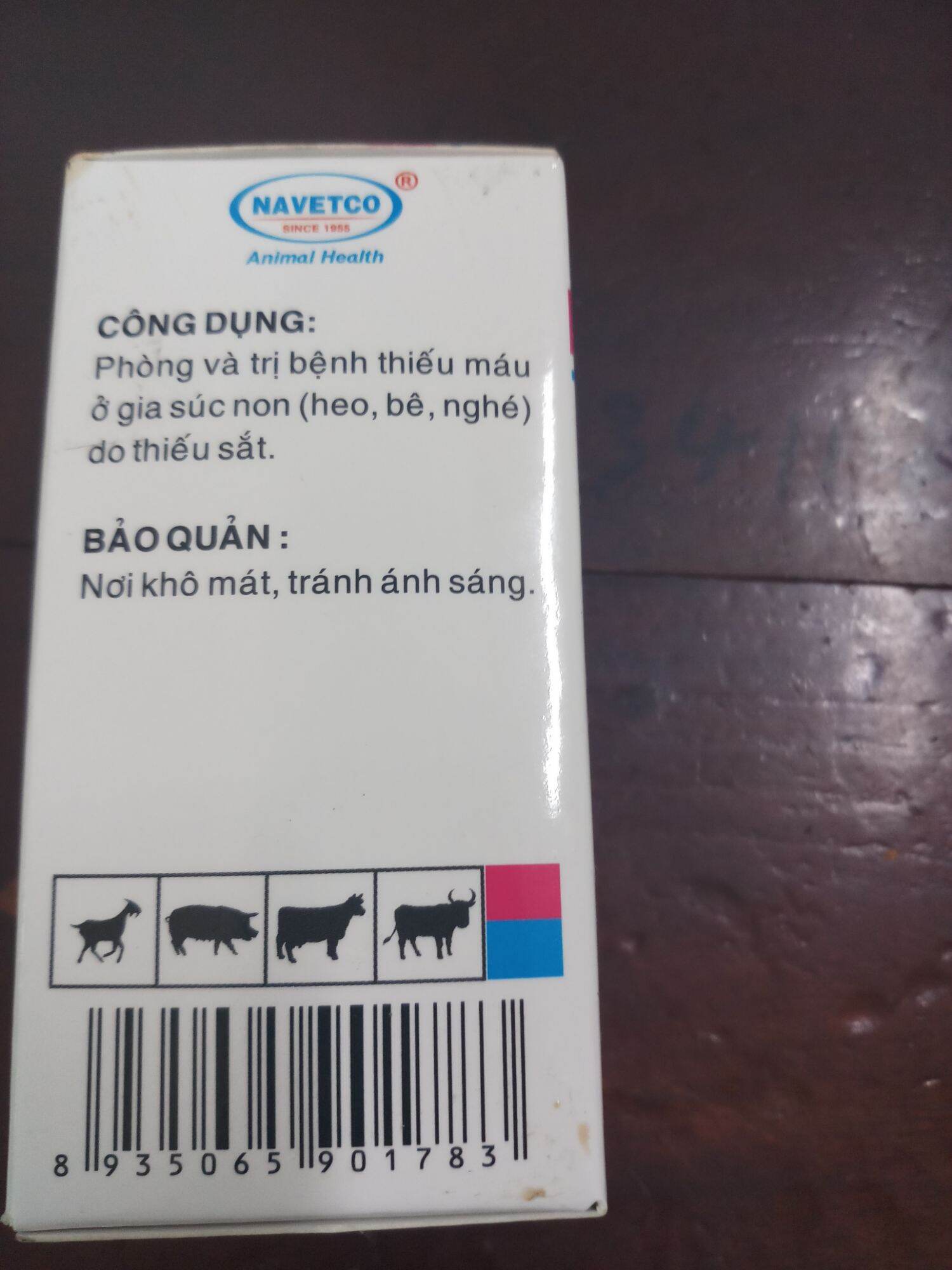 Navet Fer B12 100ml sắt cho vật nuôi