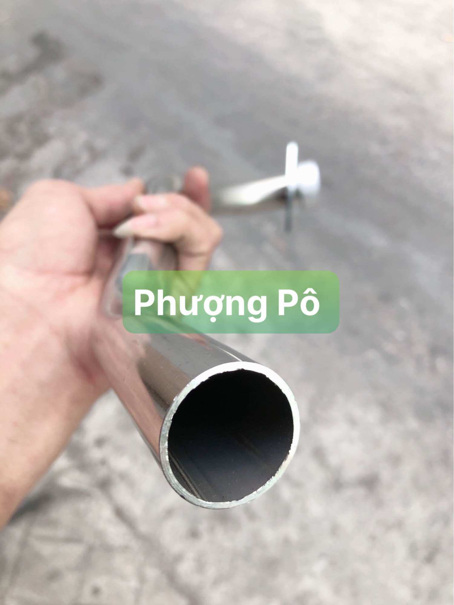 cổ pô inox mio 27mm gắn pô zin