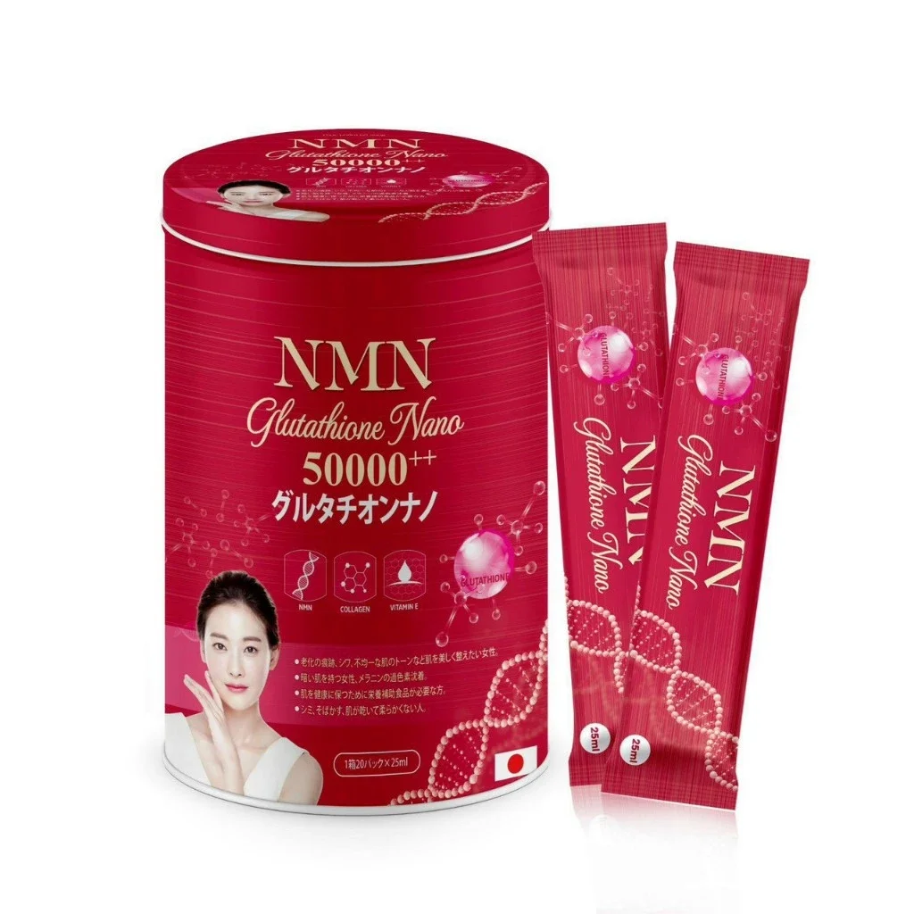 Nước uống MNM Glutathione Nano 50000++ Bổ sung Collagen giúp tái tạo da, giúp da trắng sáng