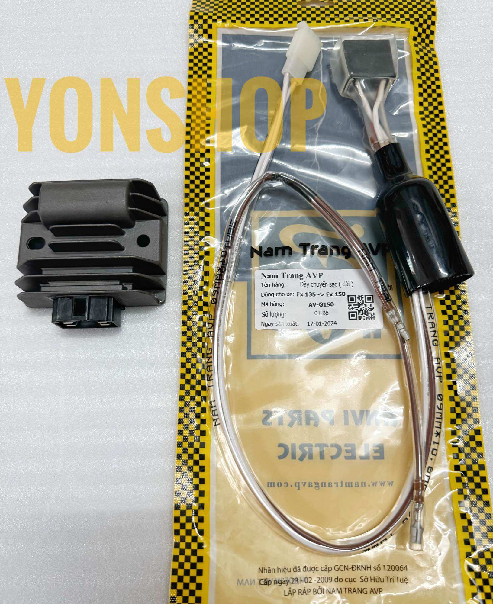 Combo bộ dây chuyển sạc exciter 150 cho exciter 135, sirius, jupiter, taurus, mio, nouvo 1,2,3,4
