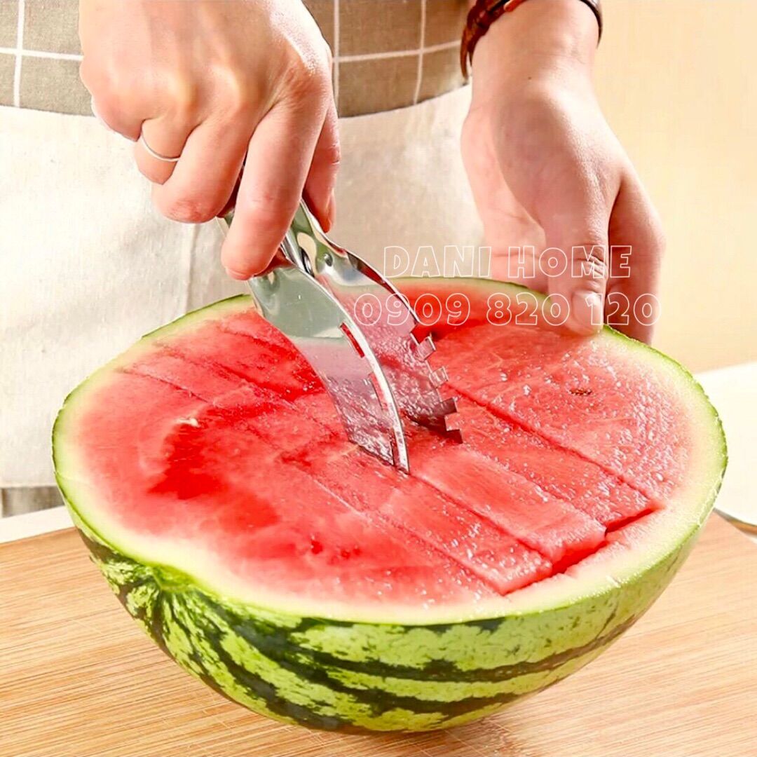 Dụng cụ cắt, gắp dưa hấu tiện lợi — dụng cụ cắt, gắp dưa hấu, đu đủ, thanh long,…tiện lợi