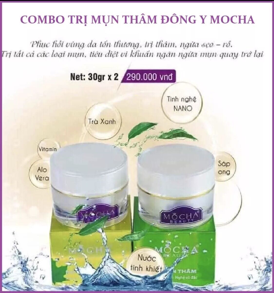 [CHÍNH HÃNG] BỘ MỤN THÂM MOCHA