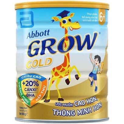 Sữa bột Abbottt Grow Gold 6 tuổi trở lên lon 900g