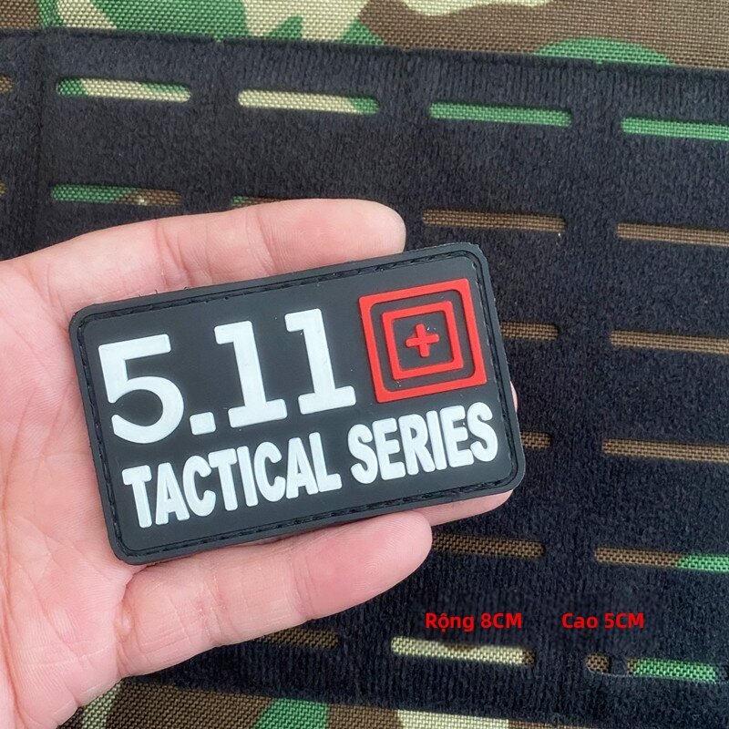 Outdoor Tactical 511 Arm Patch Embroidered PVC Vest Magic Sticker Military Fan Morale Patch Shoulder Sticker Magic Fastener