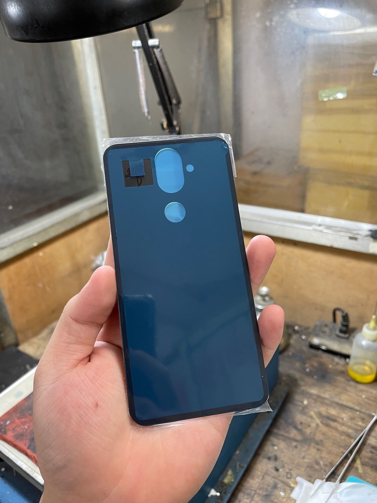 Kính lưng Nokia 8.1/X7 đen