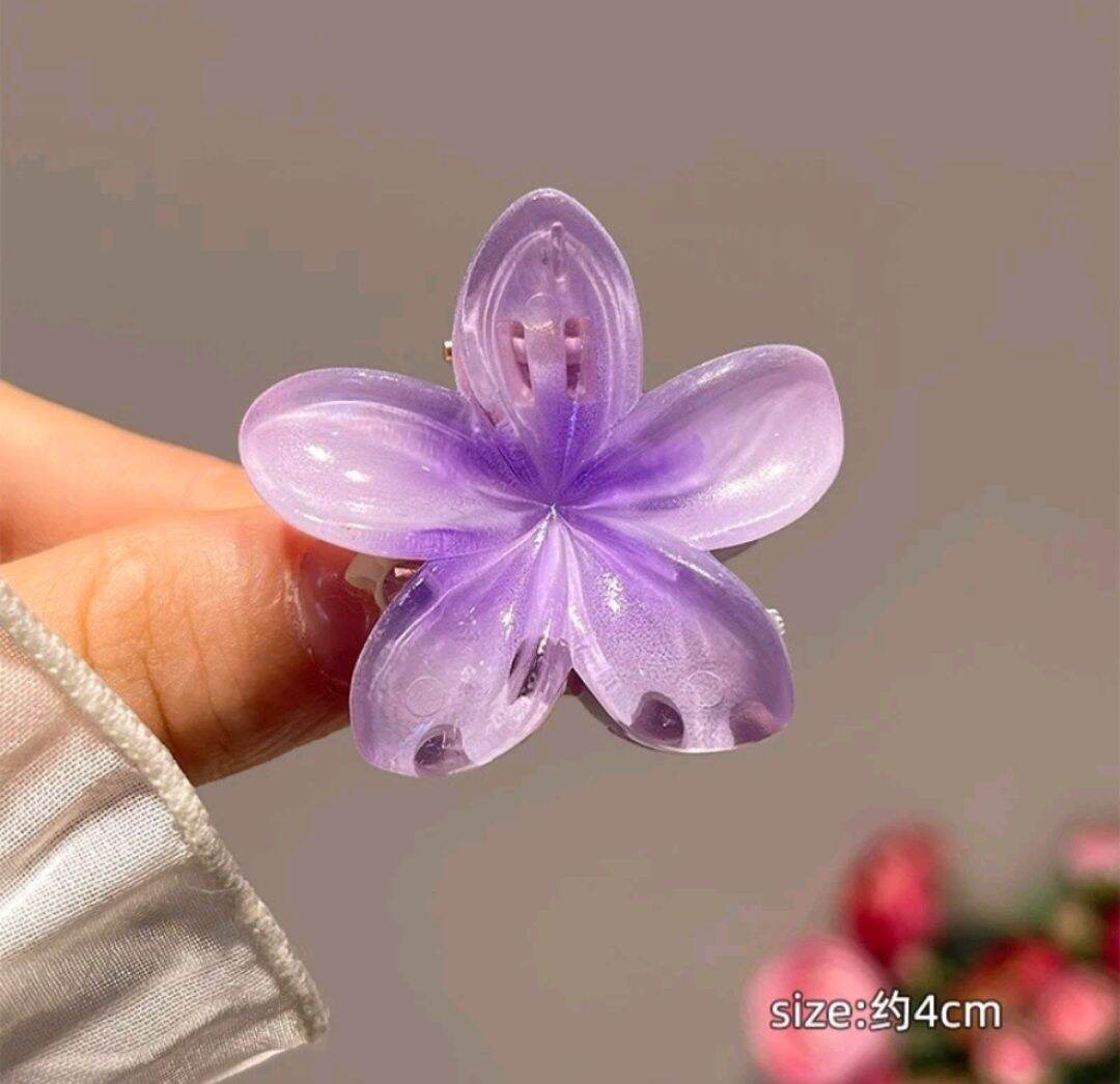 Kẹp hoa sứ size 4cm xinh xắn dễ thương