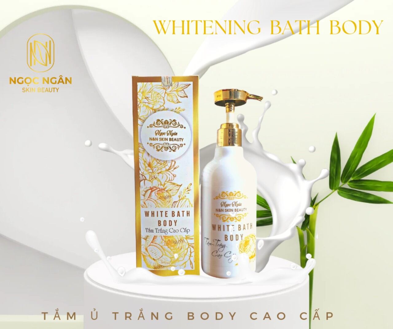 Tắm ủ trắng body collagen