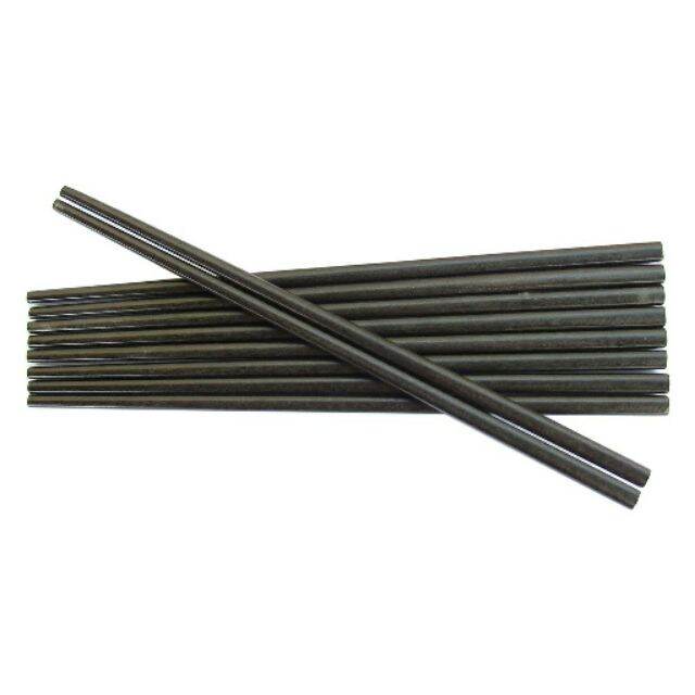 Vỉ 5 đôi đũa đen xoắn 2 đầu