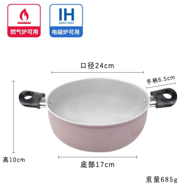 Mini Non-stick Pan 18cm Flat Bottomed Stove Top Compatible Induction Cooker Special Use Covered Egg 