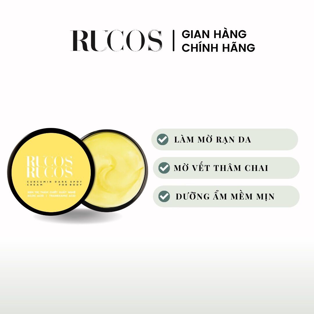 Kem Nghệ Làm mờ thâm Rucos