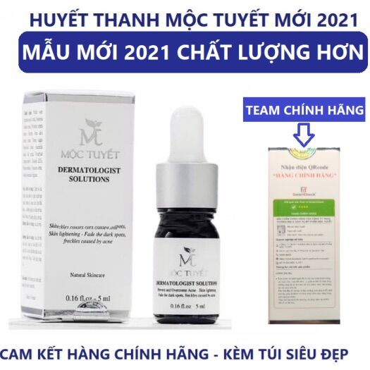 Huyết Thanh Mộc Tuyết xóa mụn, giảm thâm làm sáng da cam kết chính hãng