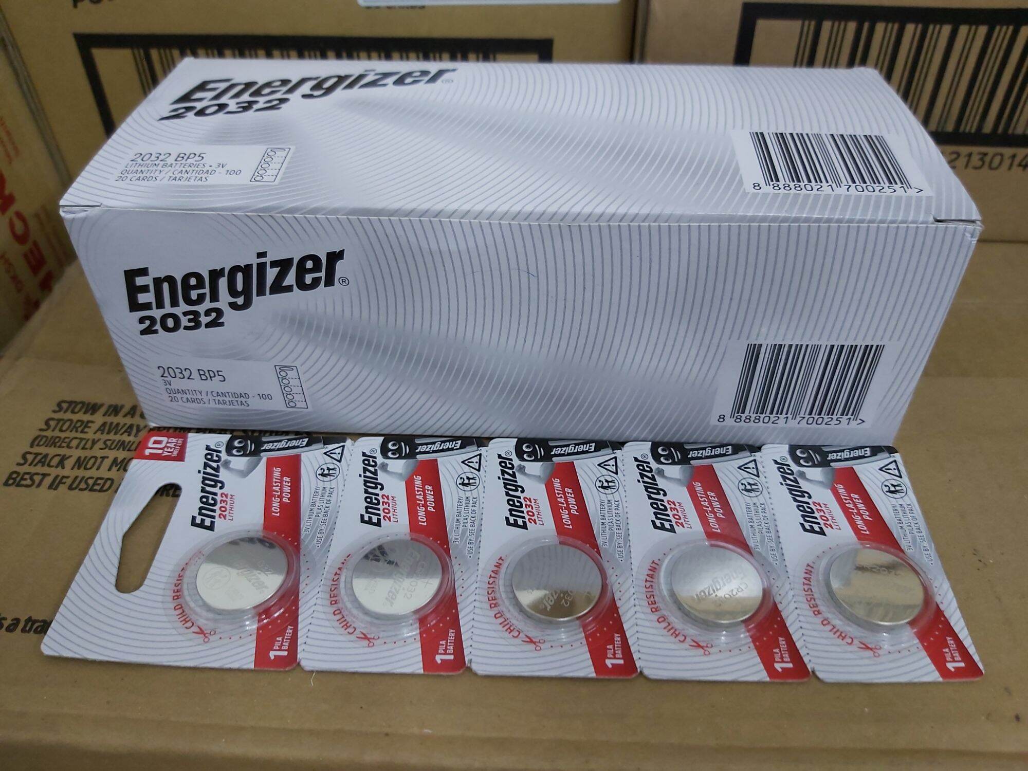 Pin Nút Áo Energizer Lithium 3V CR2032 vỉ 5 viên