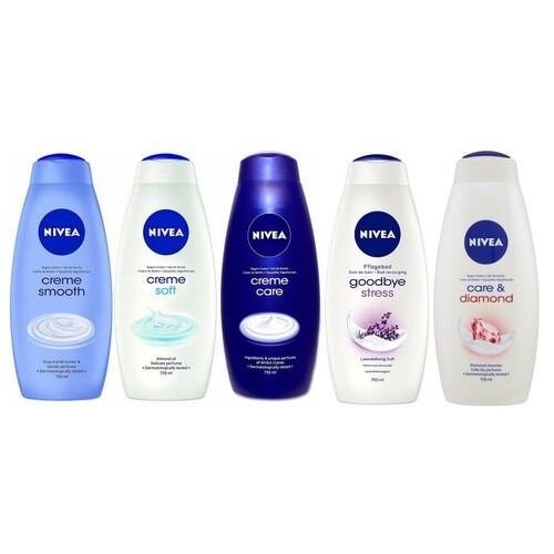 Sữa tắm dưỡng da Nivea Caring Bath Cream Indulgent Moisture chai 750ml của Đức