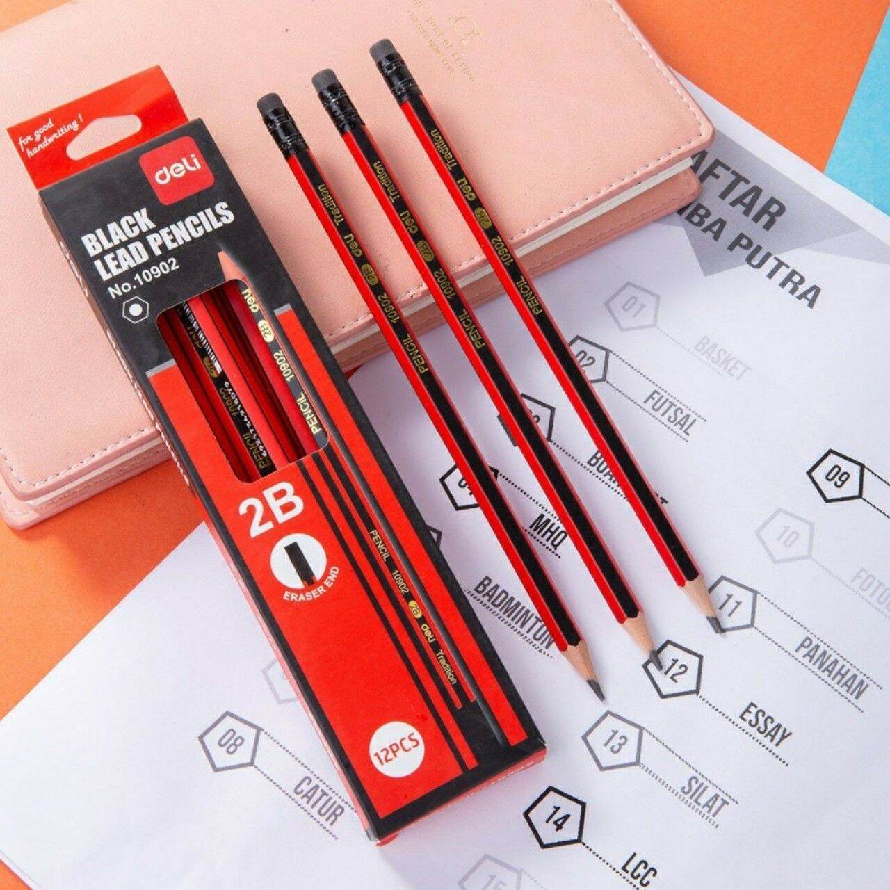 Bút chì deli 10902 hộp 12 bút