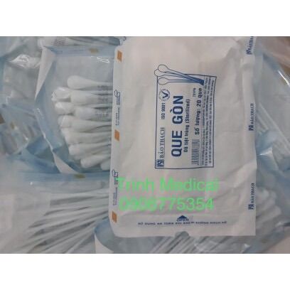 Que gòn lớn tiệt trùng Bảo Thạch (Gói 20 que)