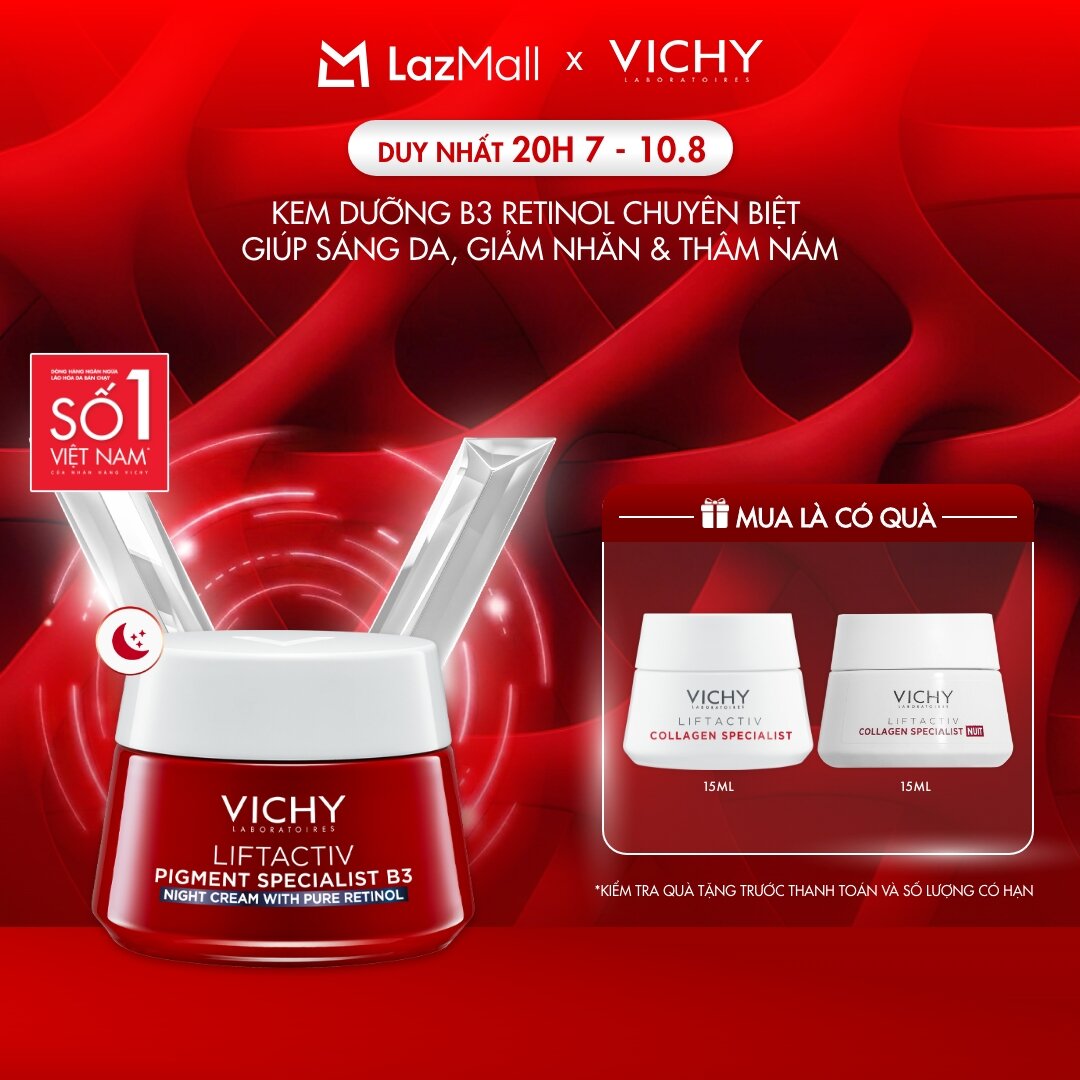 Kem dưỡng mờ thâm nám, sáng da Lifactiv B3 Pure Retinol Cream Night 50ml